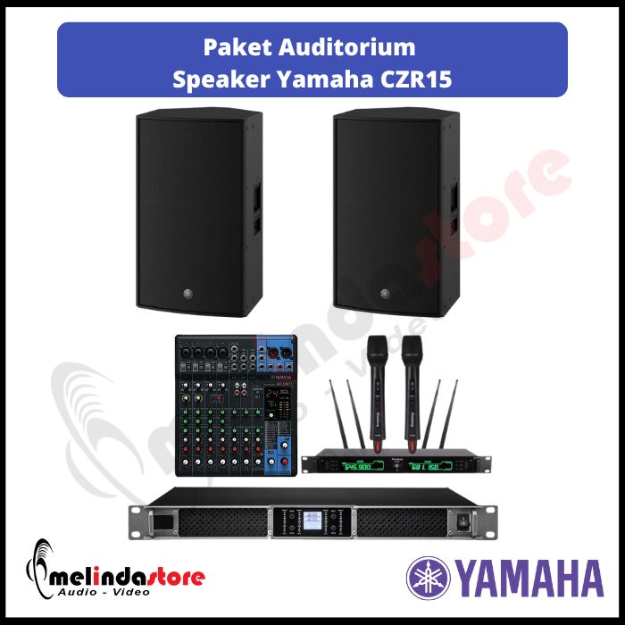 Paket Auditorium Speaker Pasif Yamaha CZR 15 | 2 Speaker